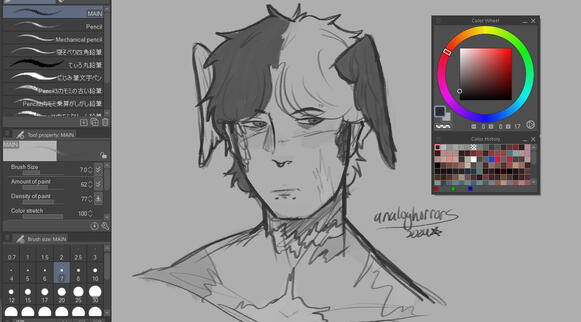 12/24/24 sketch bust